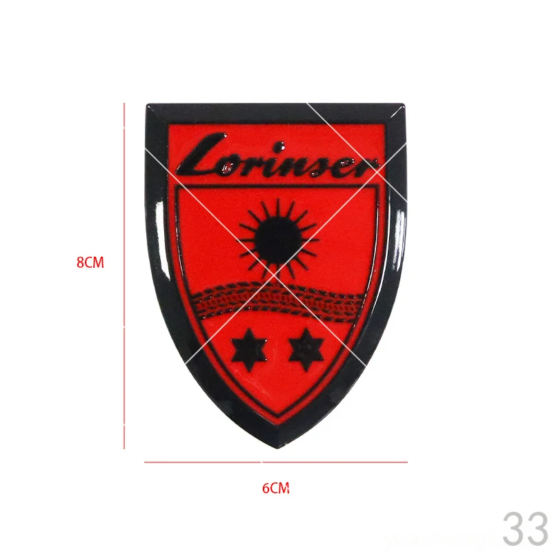 Car Metal Shield Logo Emblem For Lorinser Mercedes Benz LS560MX Maybach S V G Class GLS GLE CLS AMG GT S450 G63 car Accessories - view 6