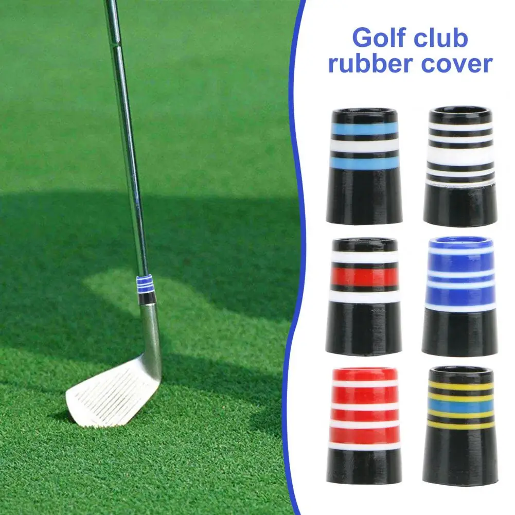 Portable Golf Ferrule Golf Club Sleeves Multi-ring Protection for Iron Wedge Re-shaft 5 Pcs Ferrules for Taper Tip Golf Clubs