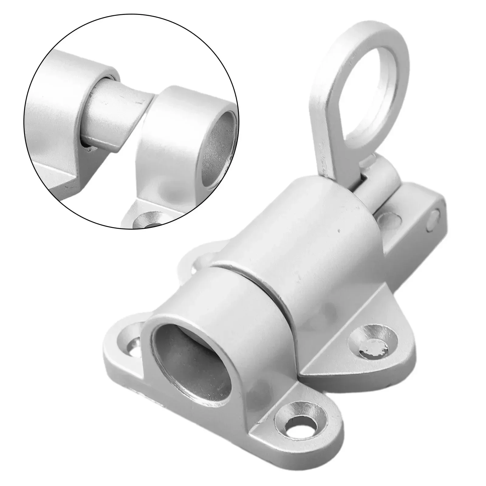 

Новый болт с защелкой, садовая засов, портативное практичное тяговое кольцо, тянущее кольцо, отказоустойчивое кольцо из алюминиевого сплава, самоблокирующаяся пружина