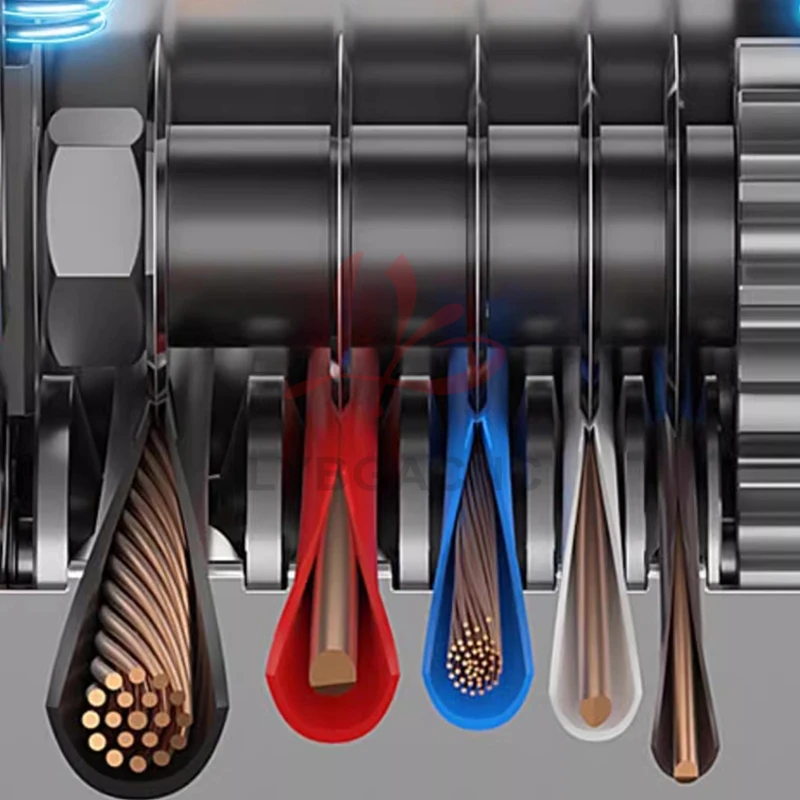 Macchina spelafili elettrica con lama 1-20mm-38mm spelafili per rimuovere la gomma plastica dal riciclo del rame del filo ﻿