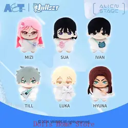 11cm Anime Game Alien Stage Till Ivan Sua Luka Mizi Hyuna Kawaii Cosplay Cotton Body Stuffed Cartoon Figure Keychain Pendant