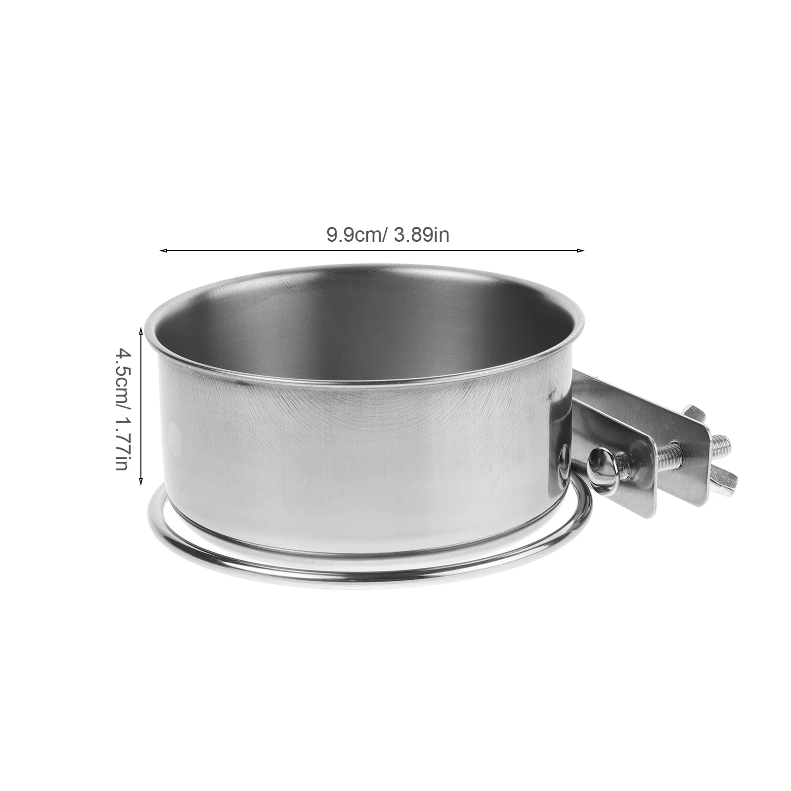 

Wall Mounted Dog Bowl Space Saving Stainless Steel Pet Feeder For Cats Dogs Small Medium Pets Hanging Food Water Bowl