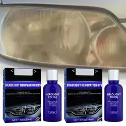 Headlight Restoration Kit Easy To Use Car Headlight Cleaner Kit Headlight Polish Brings Headlights Back To Like New Sponge