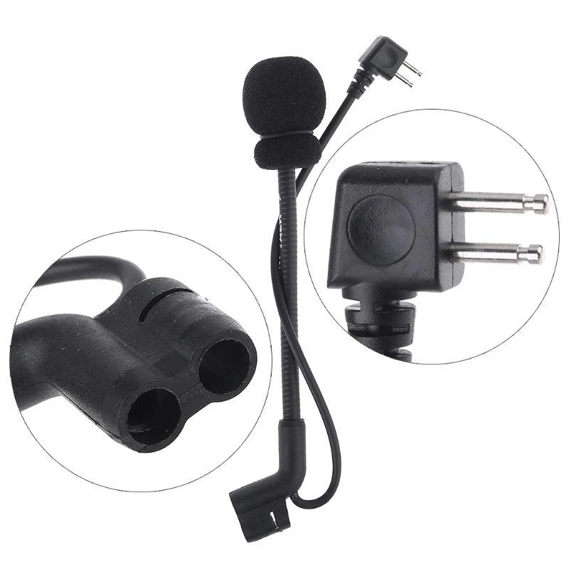  Noise Reduction Walkie Talkie Microphone Replace Z-Tactical Microphone for H50 Two Way Radio Interphone Repairing Parts