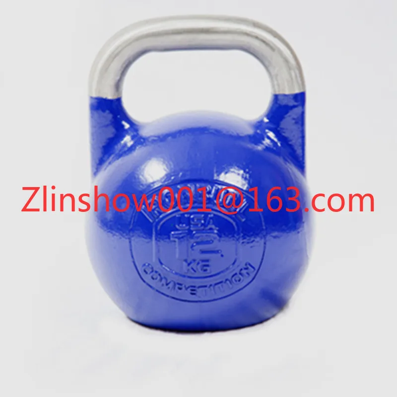 Competition Steel  Kettlebell Gym Training Competitive Colorful Painting Weight Lifting Custom Logo Kettle Bells