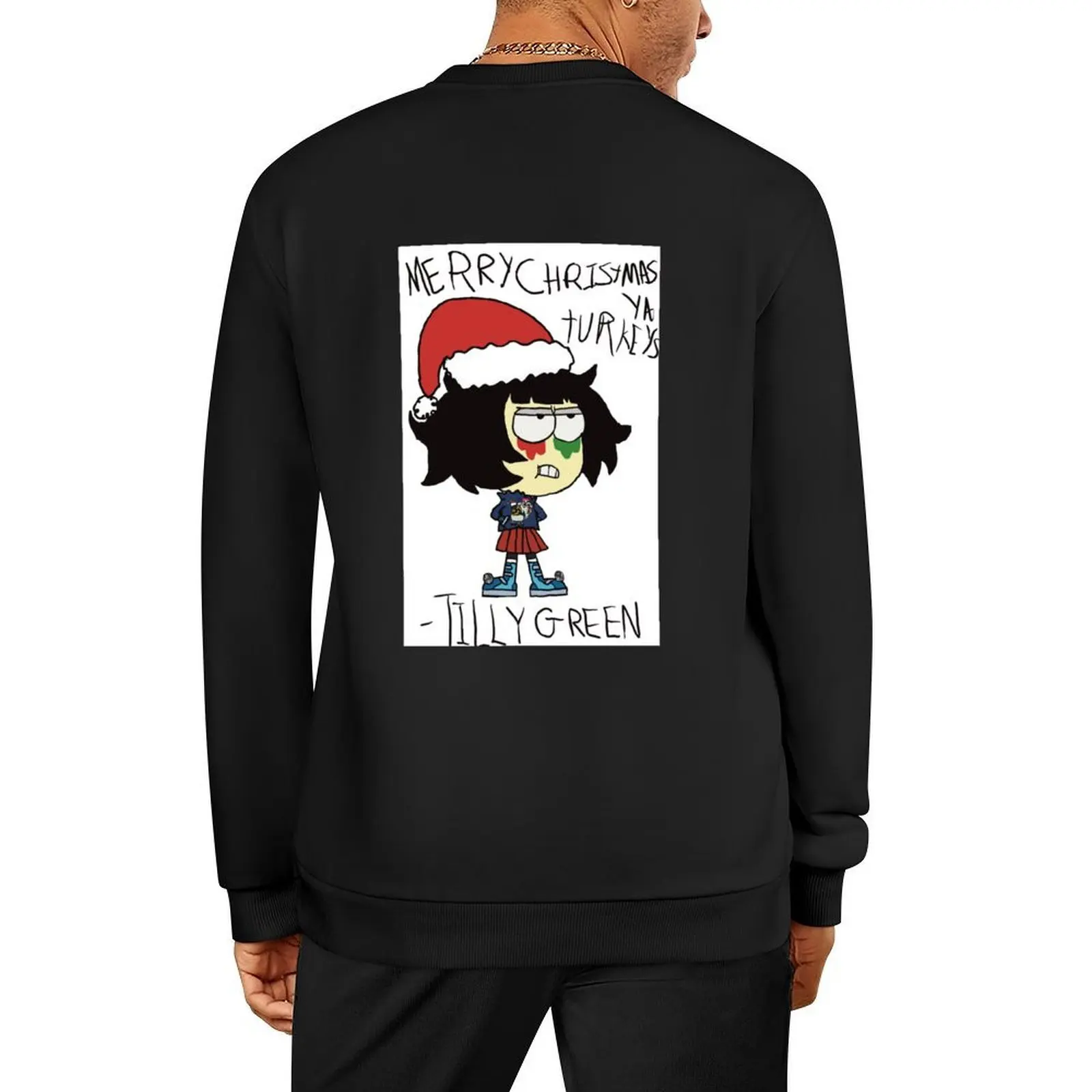

Bad girl Tilly Christmas Pullover autumn men clothes clothes for men men's clothes sweatshirt
