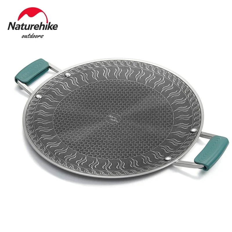 

Сковорода Naturehike из нержавеющей стали 316, сковорода с антипригарным покрытием, горшок для жареного стейка, кухонная посуда для газовой плиты и индукционной плиты
