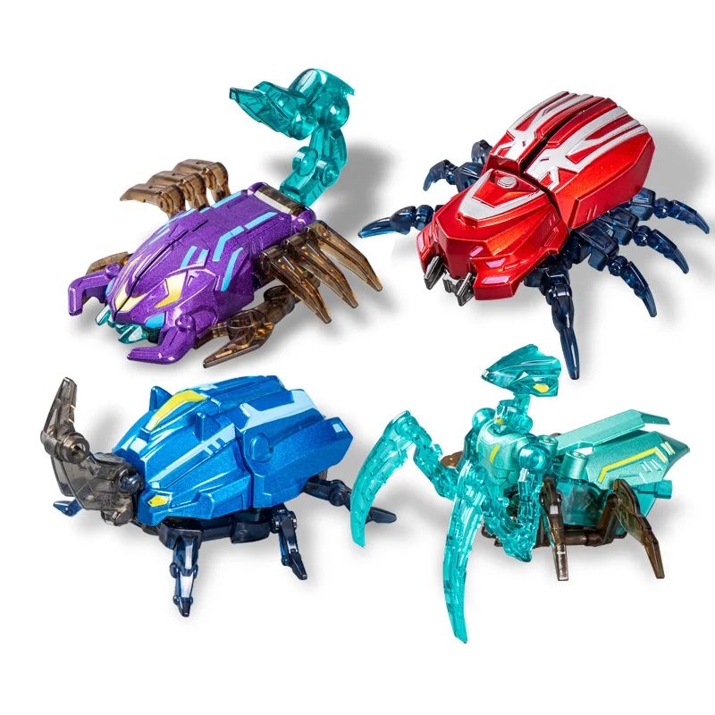 2in1 Transformation Robot Toys Transforming Toy Alloy Steel Mantis/Scorpion Transformed Into Mech Warrior Toy Kids Birthday Gift