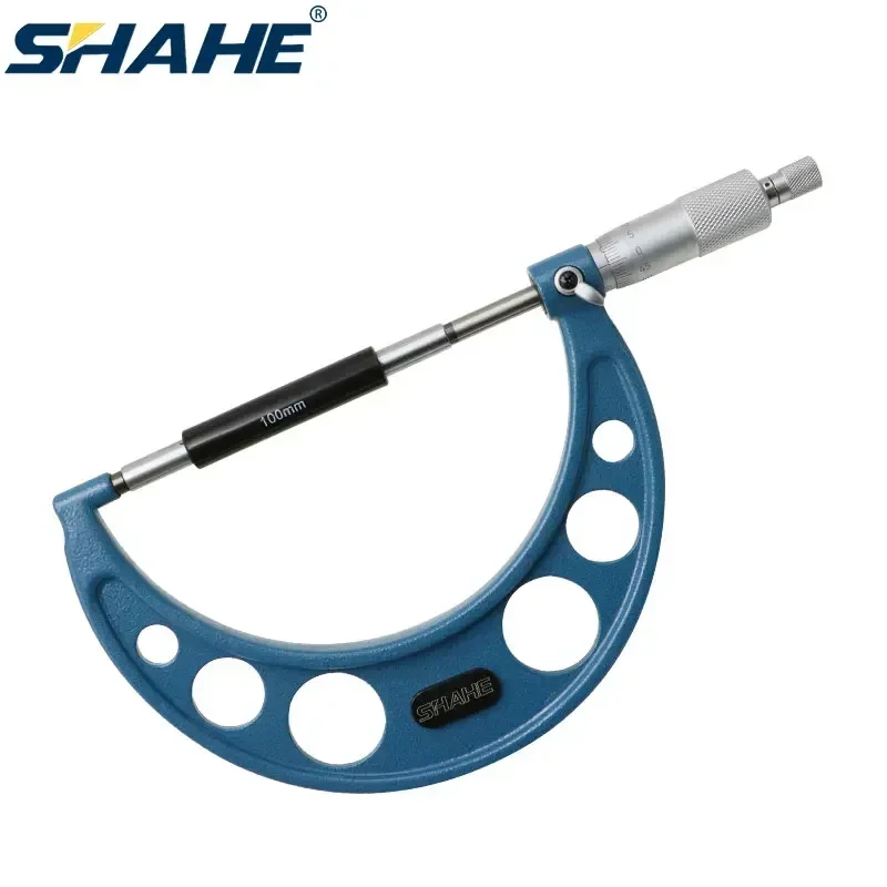 

SHAHE 0.01 mm 100-125 mm Outside Micrometer Precision Gauge Vernier Caliper Measuring Tools Micrometer Gauging Tools