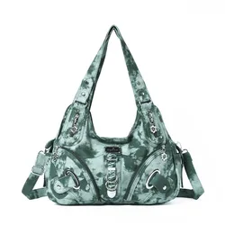 Designer Fashion Y2K Leopard Shoulder Underarm Bags for Women Top-handle Handbag Tote Bag Ladies Large Capacity Crossbody Bag