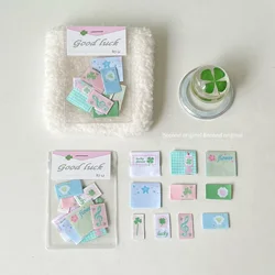Lucky Series | Cloth stickers three-dimensional cloth stickers,  sewing handmade clothing labels, lucky grass woven marks