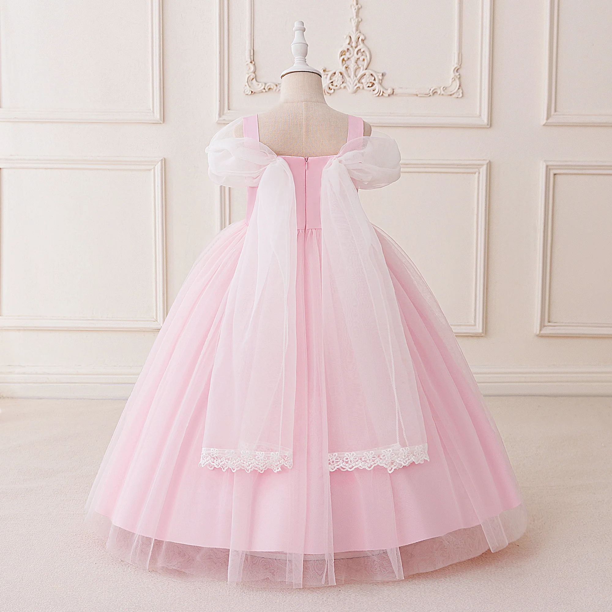 Sleeping Beauty Princess Cosplay Girls Dress Carnival Christmas Halloween Costumes Sequin Party Dress Birthday Wedding Prom Gown