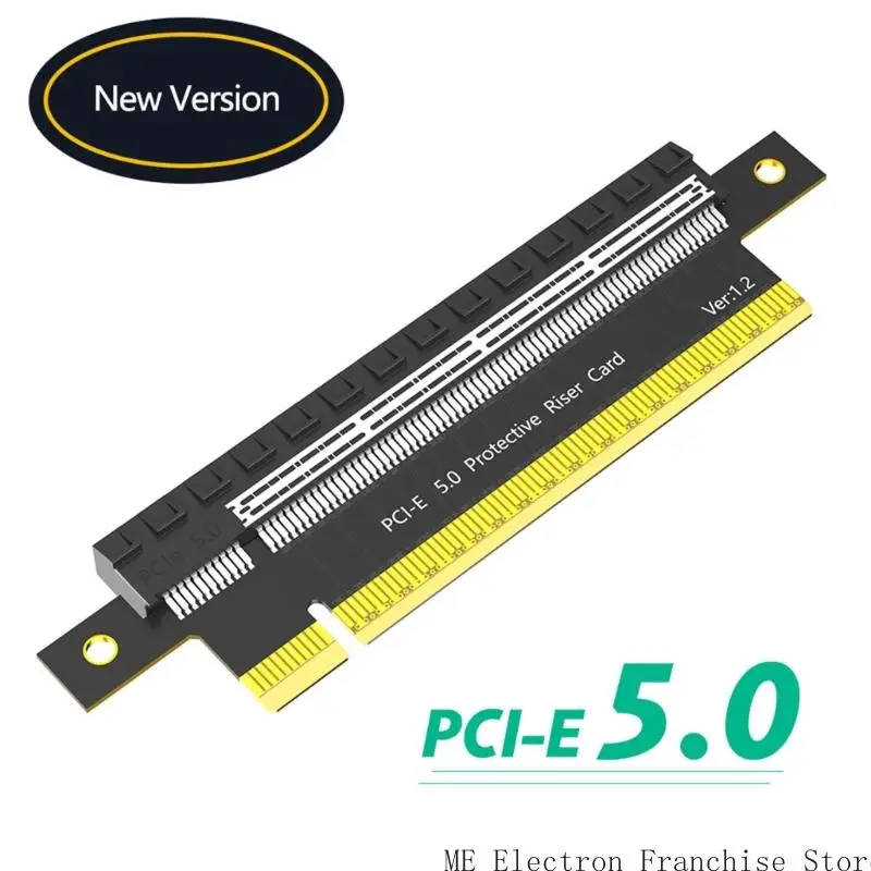T5EA Advanced PCIe 16x 5.0 بطاقة التمديد الصاعدة 180 درجة السرعة السرعة