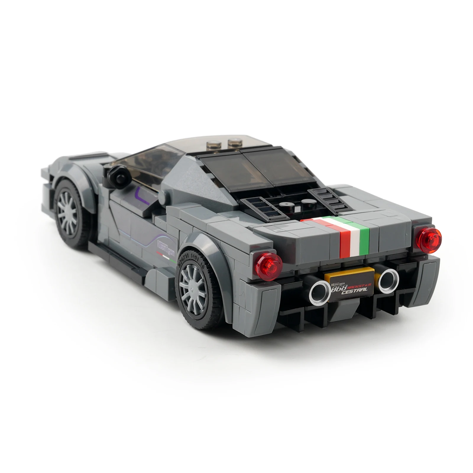 358 قطعة سلسلة السيارات الشهيرة اللبنات أجزاء مجموعة قالب الملك 27068 نموذج لتقوم بها بنفسك تجميع الطوب الفني مع صندوق عرض اللعب #5