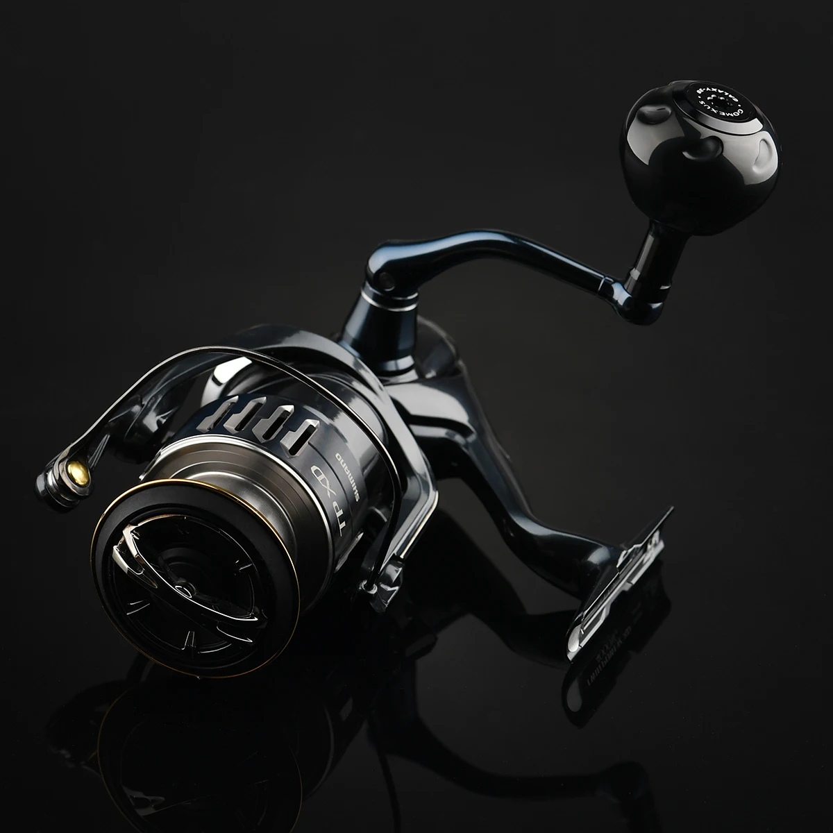 مقبض طاقة بكرة تيتانيوم Gomexus 38 مللي متر لـ Shimano Stella Nasci FC Stradic FL Vanquish 0 Daiwa BG MQ Certate Exist LT 2000-5000