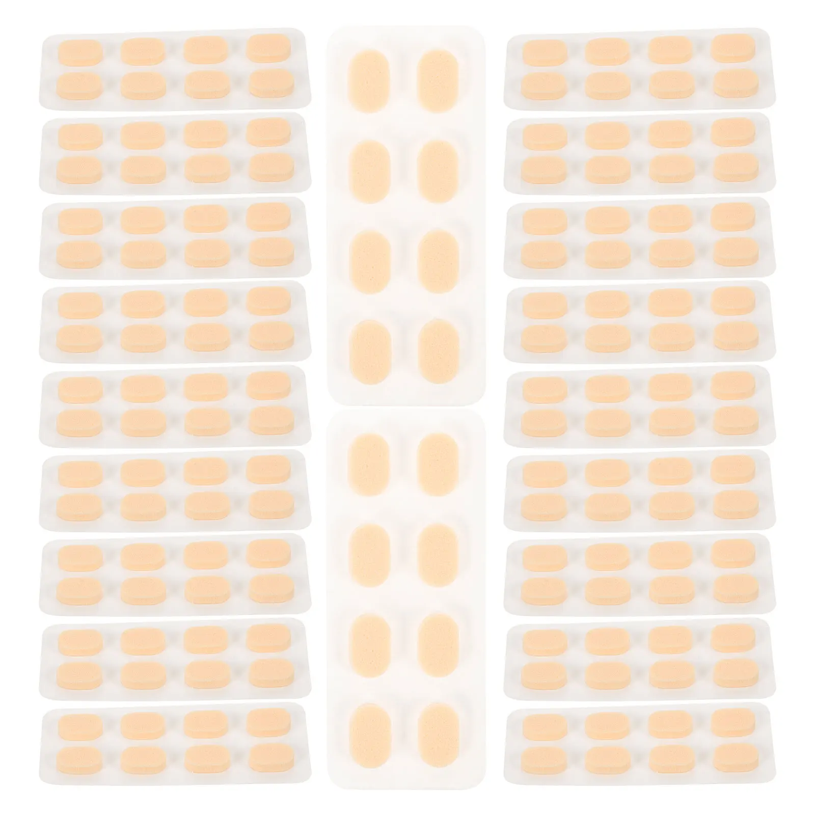 

20pcs Self Adhesive Nose Pads 10x1mm 10x1 5mm Sponge Eyeglass Anti Slip Comfort Glasses Pad Replacement Sunglasses Accessories
