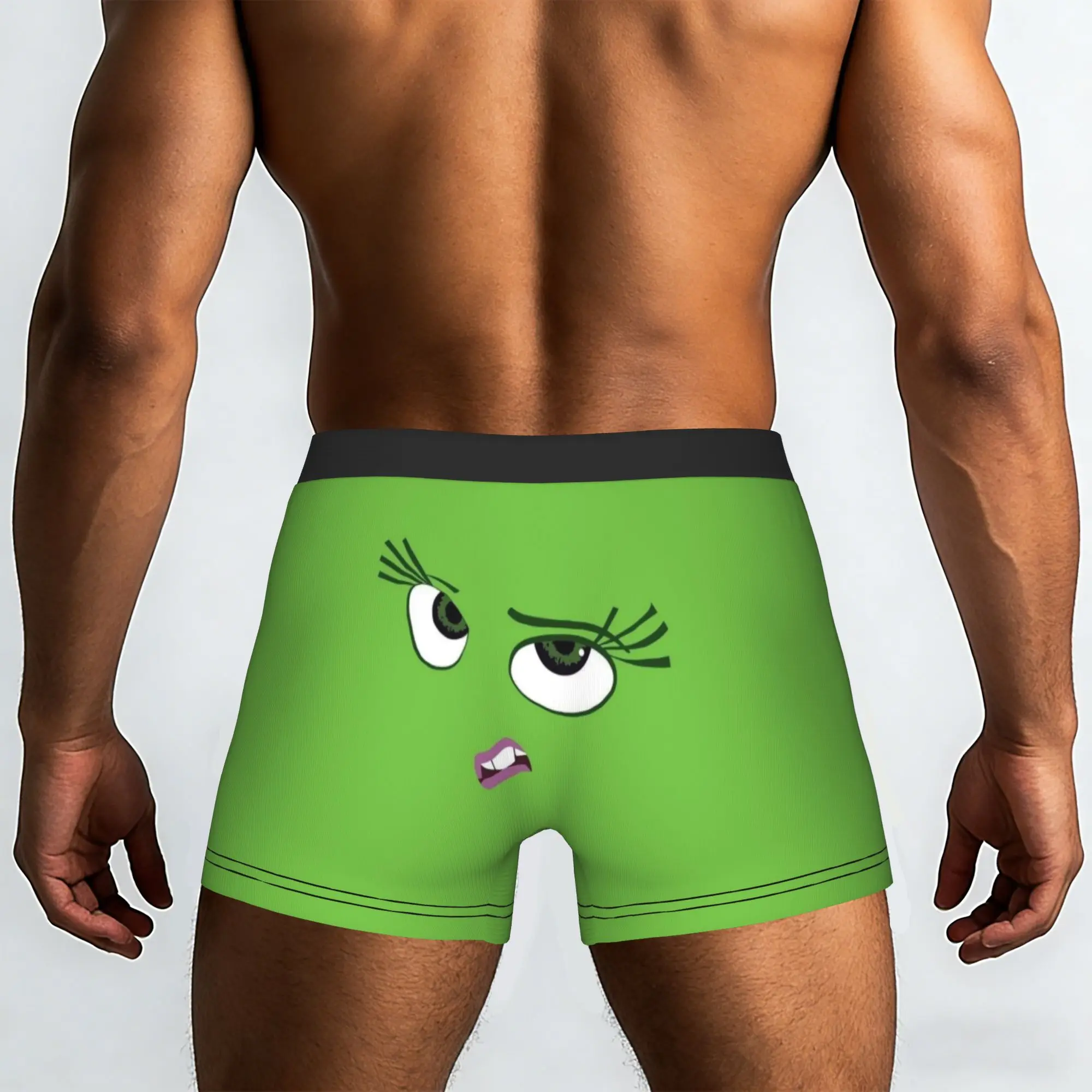 Custom I-Insides Cartoon Out   Boxer Shorts For Homme 3D Printed  Underwear Panties Briefs Stretch Underpants
