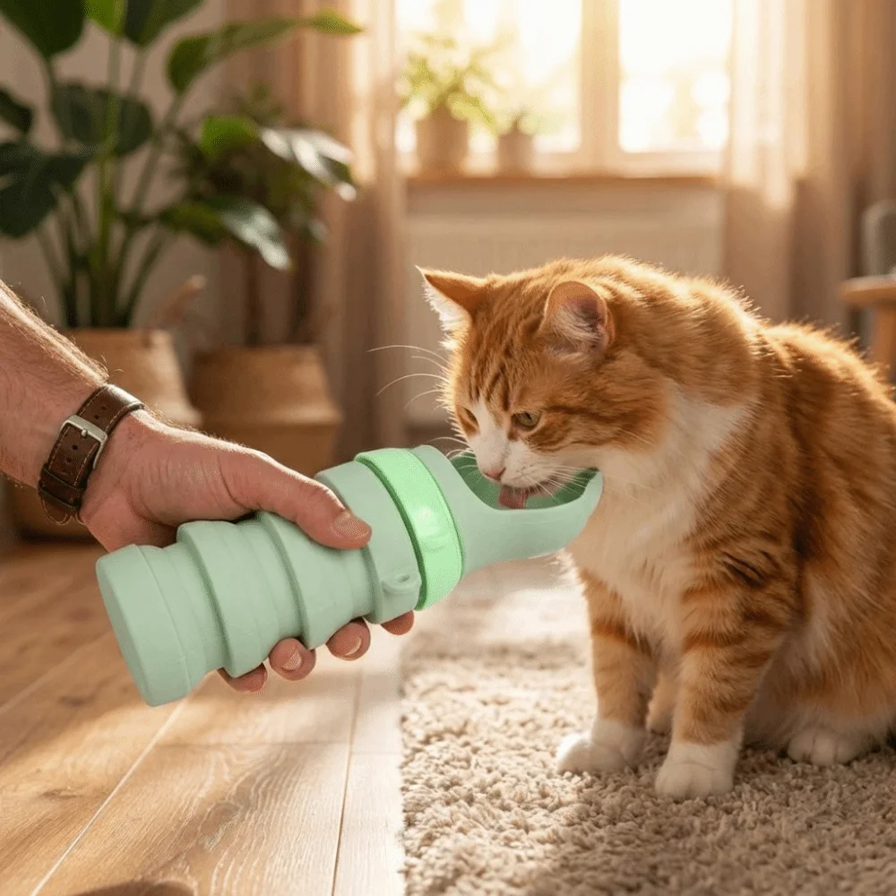 

Silicone Collapsible Dog Water Bottle Food Grade Leak-proof Dog Water Cup Large Capacity Detachable Dog Squeeze Bottles Travel