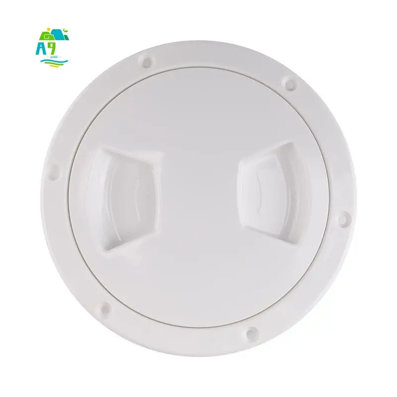 A09E-Screw Out Inspection Deck Plate Hatch Marine Boat Yacht Detachable Cover Abs-5 Inch
