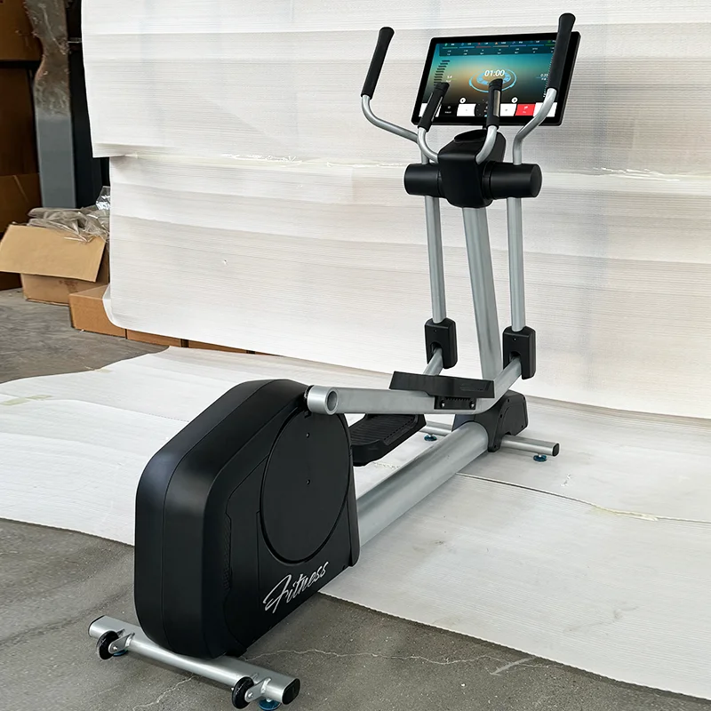 21.5inches Touching Screen 20 Resistance Levels Drive System Exercise Cross Training Trainer Gym Fitness Commercial Elliptical