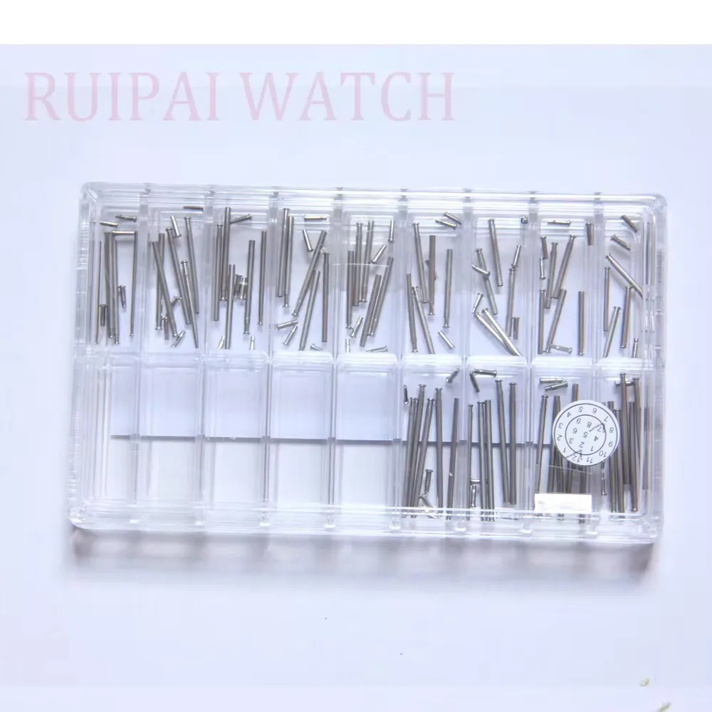 Watch Band Part 1.2mm Diameter Watch Clasp Repair Pin Pressure Bar & Rivet Set Size from 10-22mm