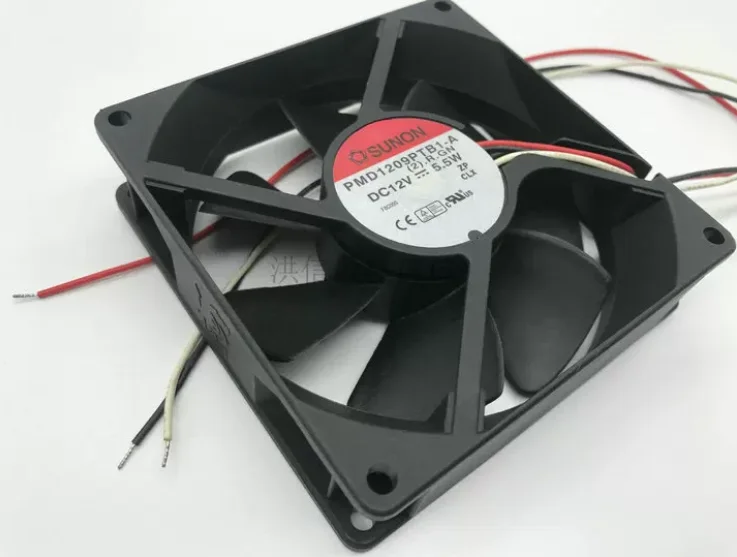 SUNON PMD1209PTB1-A (2).R.GN Server Cooling Fan DC 12V 5.5 90x90x25mm 3-Wire