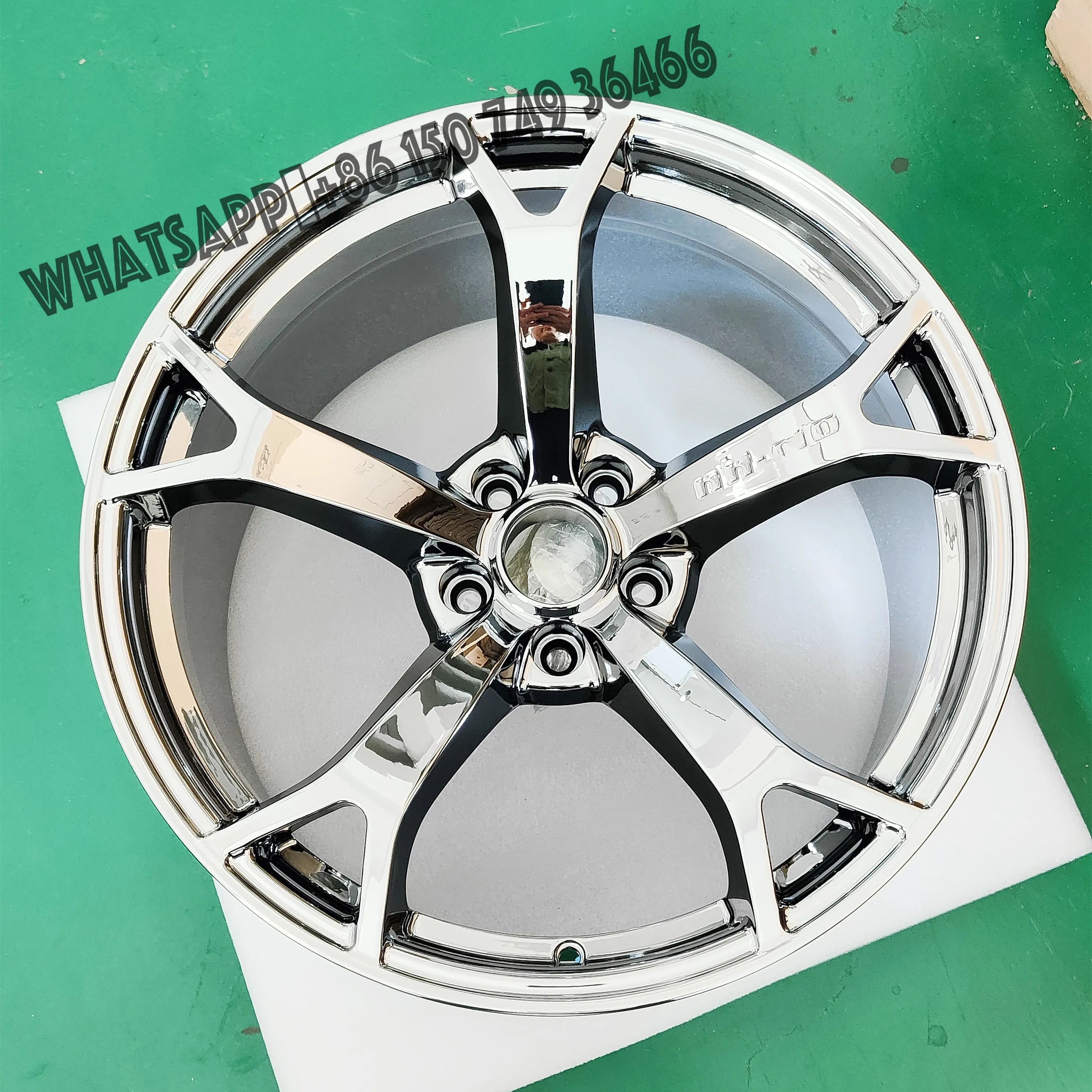 

Кованые алюминиевые колеса с гальваническим покрытием/хромовым покрытием для Nissan GTR 300z 350z Infiniti Q50 Q60 G35 G37 370z Nismo V1 Wheels