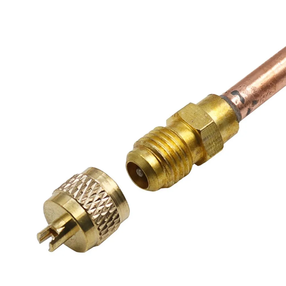 5pcs Maintenance Valve One-way Valve 74mm Length Stem Core Refrigeration Check Fluoride Nozzle HVAC Accessories