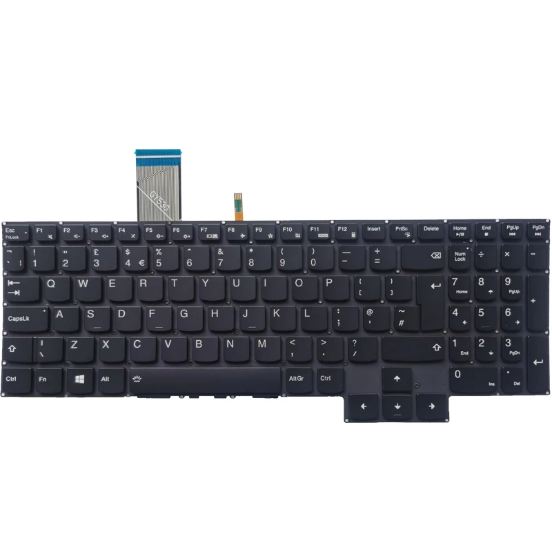 New UK Laptop Keyboard For Lenovo Legion R7000 Y7000 Y9000 2020 SN20X22473 UK Layout With Backlit