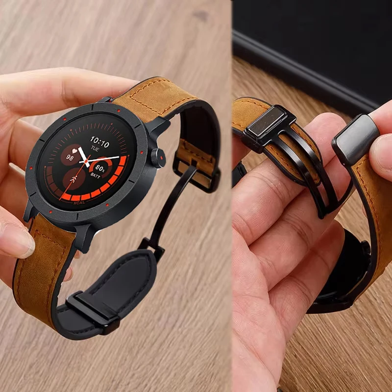 Cinturino magnetico in pelle + silicone per CMF Watch 3 Pro Band Bracciale per CMF di Nothing Watch Pro 2 1 Cinturino Correa