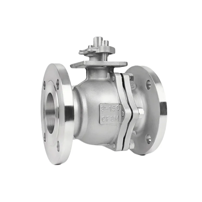 KHD Stainless Steel Ball Valve CF8 ANSI 150LB Metal Seat Flange Ball Valve 3in 304 Flange Ball Valve for Multi-scenario Use