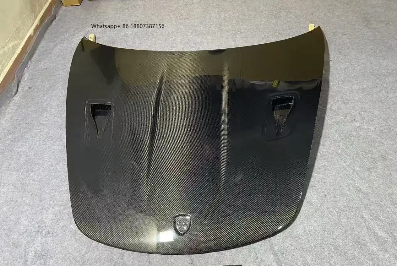 

Yaochi New 718 Cayman Boxster 982 Carbon Bumper Exhaust Cut-Outs Bolt-On Protection Decoration Universal Fitment Easy