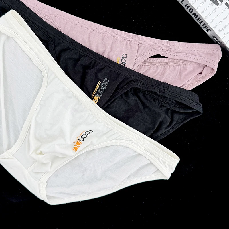 Modal Sexy hombre adulto Tanga ropa interior tangas para hombres paquetes Sexy T®y Tanga para hombre calzoncillos de hombre caliente bragas ultrafinas para hombres nuevo