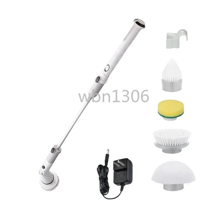 

Wireless Electric Cleaning Brush Long Handle Automatic Retractable Electric Cleaning Brush Set