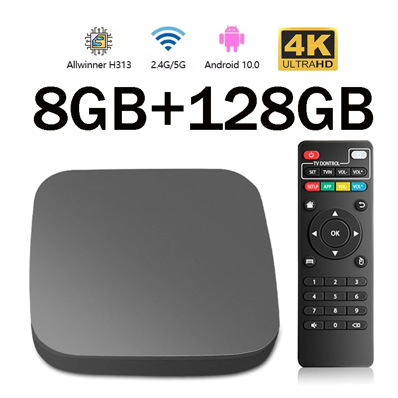 D9 TV Box Media Player 4G 5G WiFi 8GB 128GB Amlogic 905 L2 Quad core 4K HD 3D 1080P video Smart Android IPTV set-top box