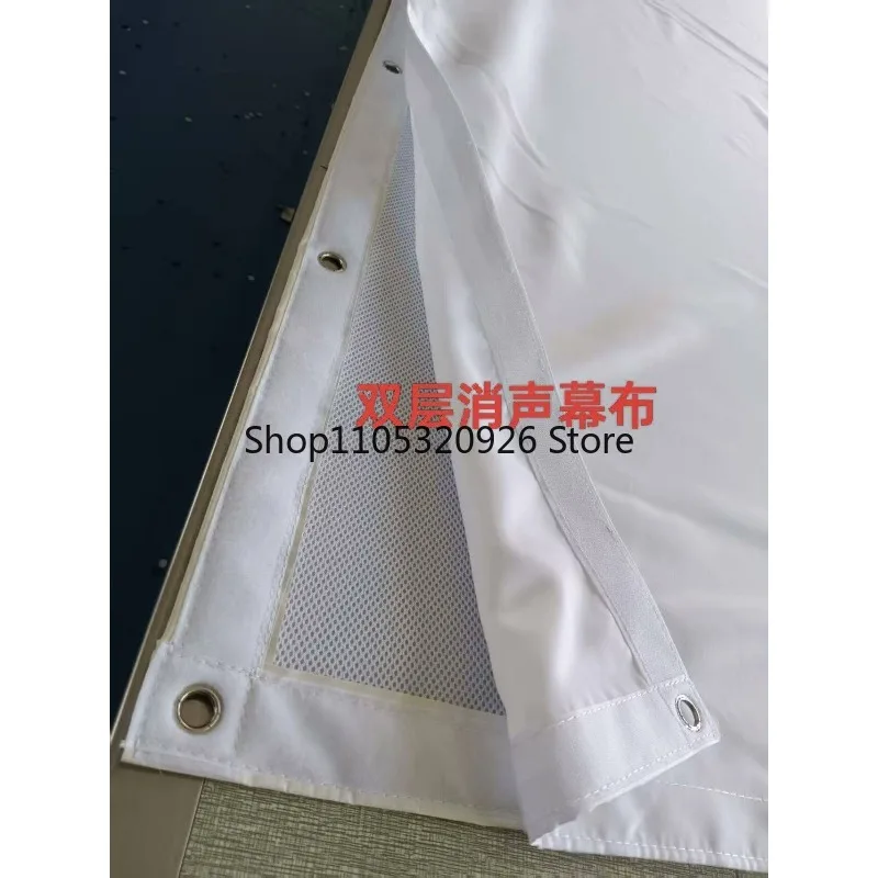Indoor golf emulator projection curtain 3D thickened/double muffler curtain