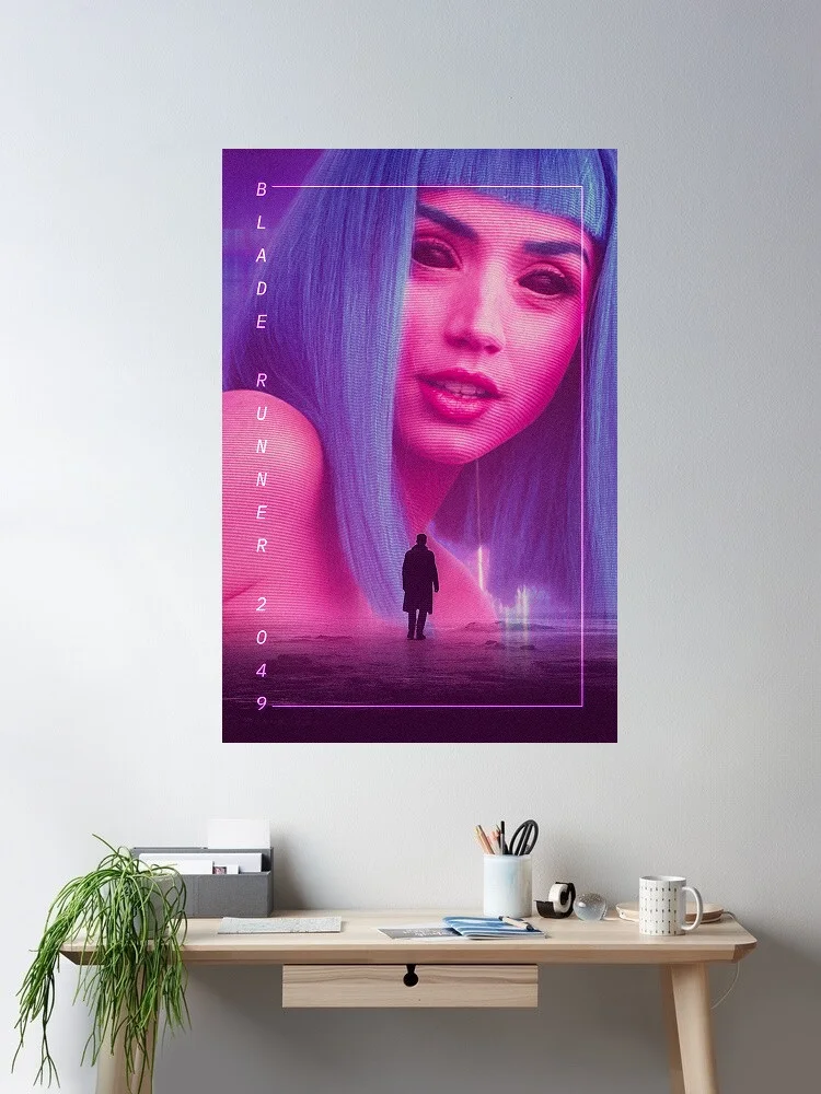 4Style Blade Runner 2049 Movie Print Canvas Poster, Living Room Decor, Home Wall Picture