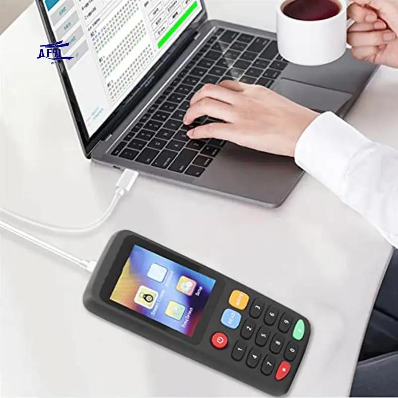 

AF91-X7 NFC Card Reader, RFID Card Copier Duplicator For IC ID Card, Smart Card RFID Copier ID IC Color Screen Easy To Use Set 1