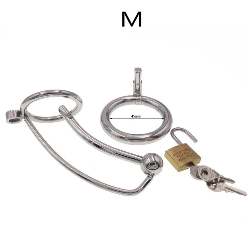25New Urinary Catheterization Chastity Cage Chastity Device Birdcage Sissy Restraint SM Orgasmic Horse Eye Gay Sexy Toys for Men view 4