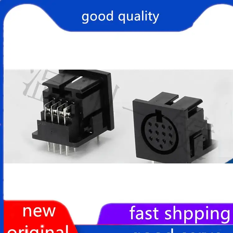 

10pcs original new DS-13-04 square DS terminal connector large thirteen core 15 pin socket 13 PIN pin DIN female base