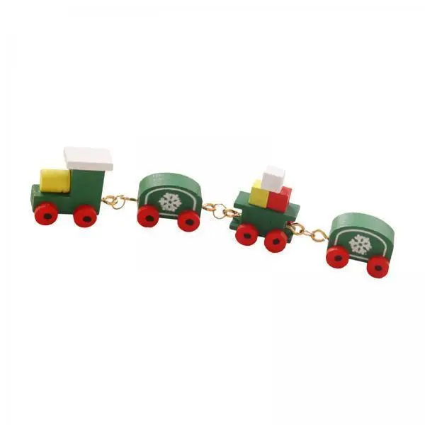 Miniature Wooden Train Model Retro Steam Decoration Mini Toys for Sand Table Kids House DIY Scene