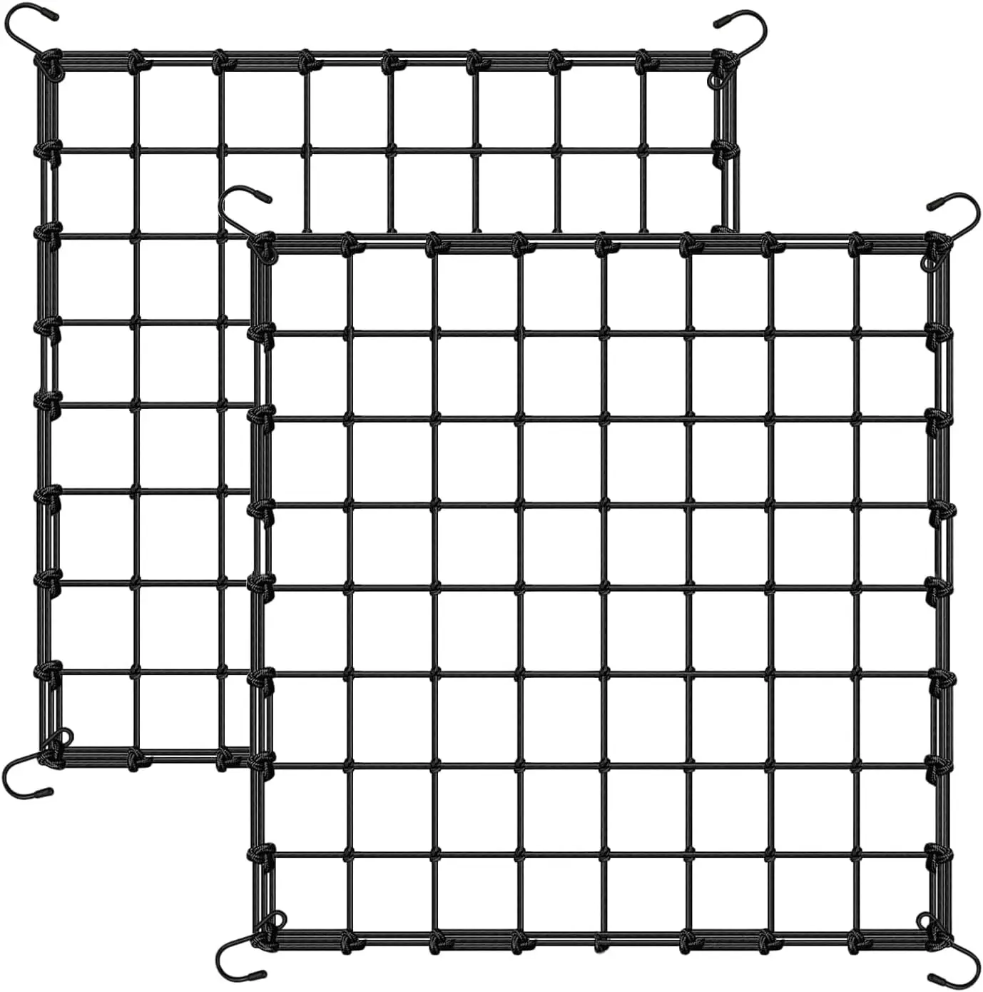

4x4ft Elastic Plant Trellis Net 2-Pack with Hooks for Grow Tents, Vegetables, Fruits