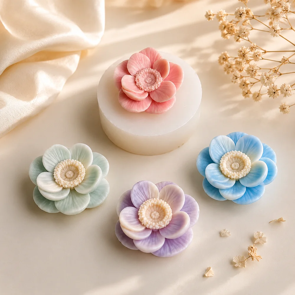 Toptan Çiçekler Silikon Mum Ka - Soap Making Supplies Wholesale incelemesi ve fiyatı
