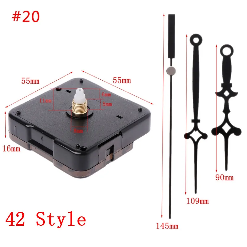 Description Picture 2 of itemMute DIY Clock Quartz Watch Clock Mechanism Battery Wall Clock Movement Mechanism Parts Repair Replacement Essential Accessories