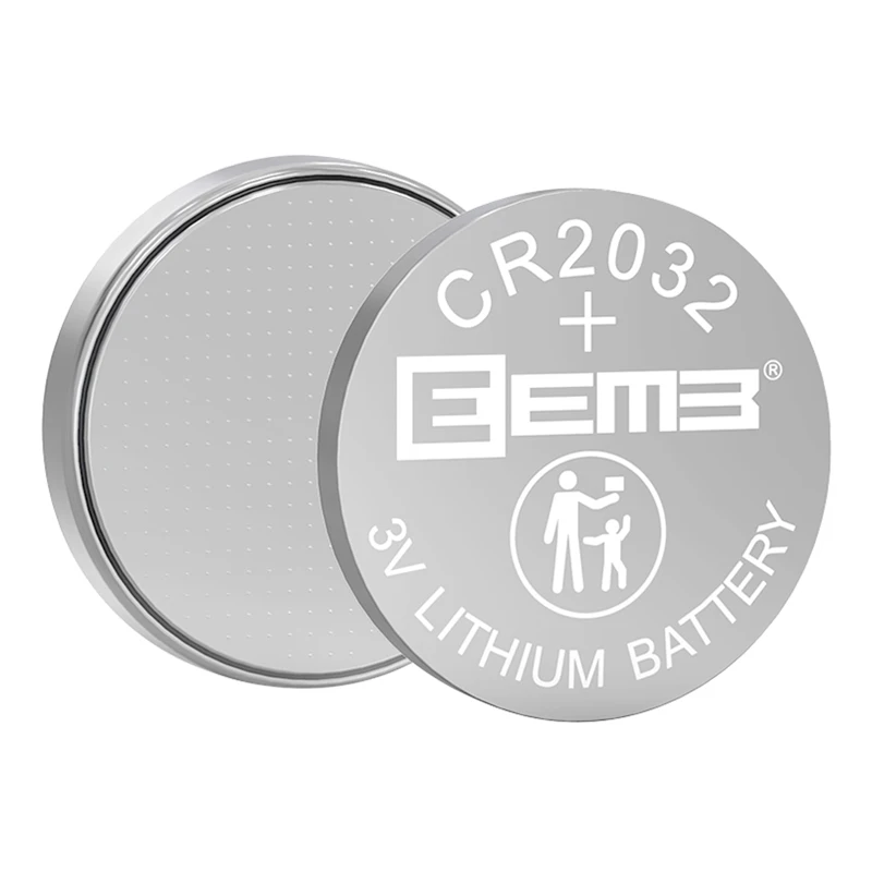 EEMB CR2032 Bateria 3V Przycisk Bateria litowa CR 2032 210mAh Baterie pastylkowe do zegarków Zabawki Kluczyk samochodowy Krokomierz Wagi