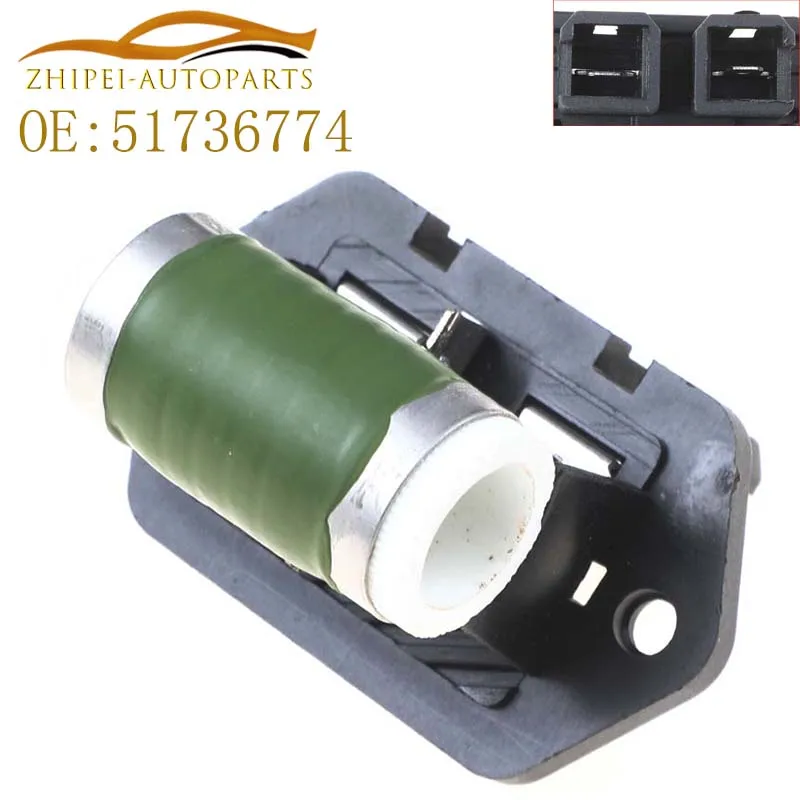 Resistencia del Motor del ventilador del radiador del coche, 51736774, 46533716, 60811737, compatible con Fiat, Alfa Romeo, Bravo, Coupe, Punto, Stilo, 60812180