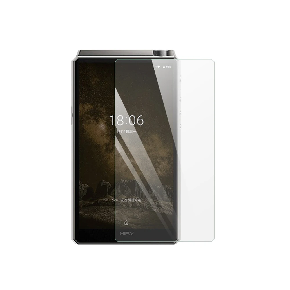 프리미엄 보호 강화 유리, Hiby R6 2020, Hiby RS6 MP3 플레이어, 스크래치 방지 화면 보호기, 9H