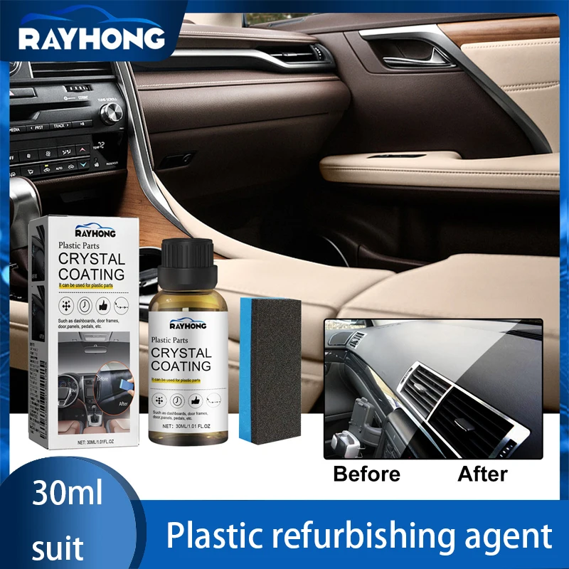 Car Plastic Restorer Back To Black Gloss Car Cleaning Products Plastic Leather Restore Auto Polish And Repair Coating Renovator