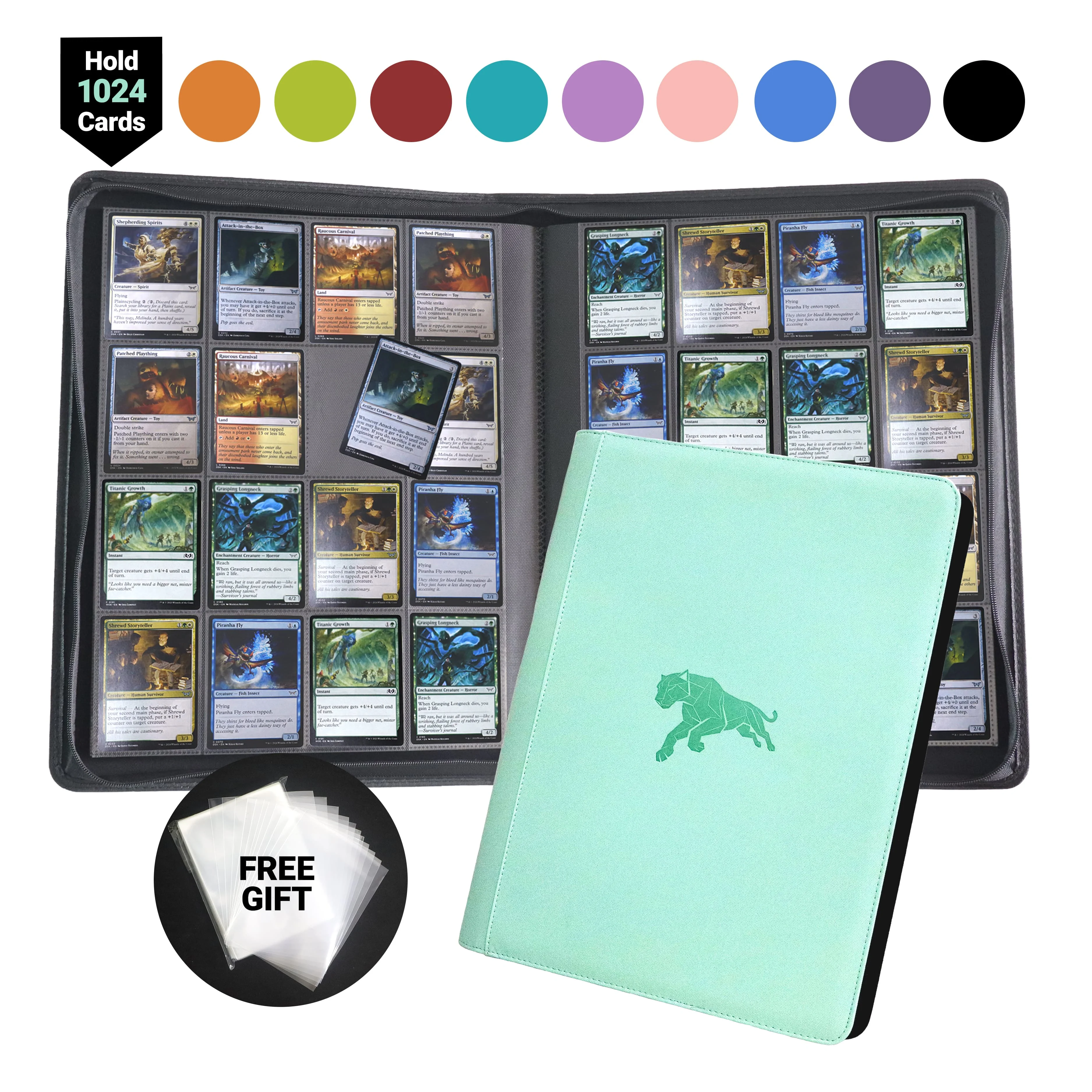 classeur-de-cartes-a-16-pochettes-capacite-de-1024-cartes-album-de-cartes-a-collectionner-haut-de-gamme-avec-protection-ultime-pour-les-cartes-tcg-et-sportives