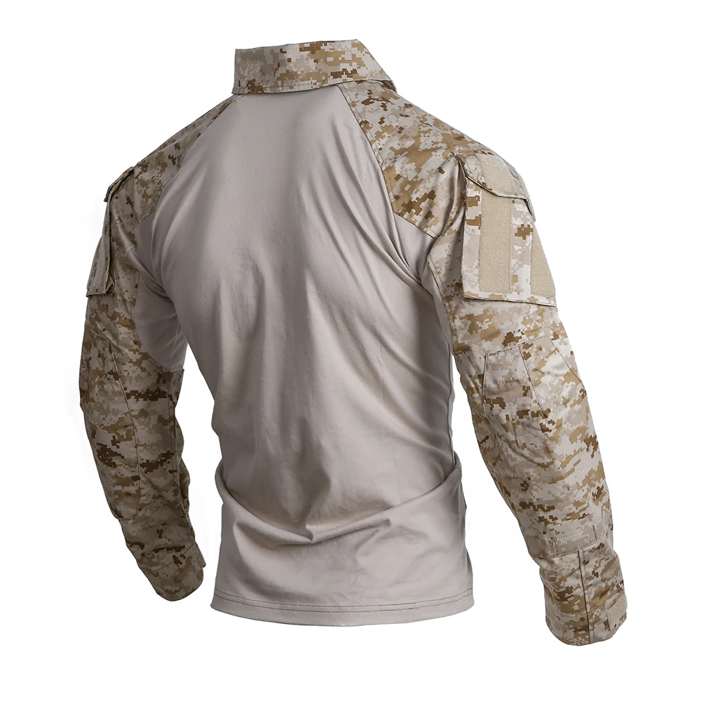 Imagem -06 - Emersongear Tático g3 Camisas de Combate dos Homens Gen3 Topos Camoflage Camiseta Manga Longa Caça Airsoft Treinamento Caminhadas ao ar Livre Aor1